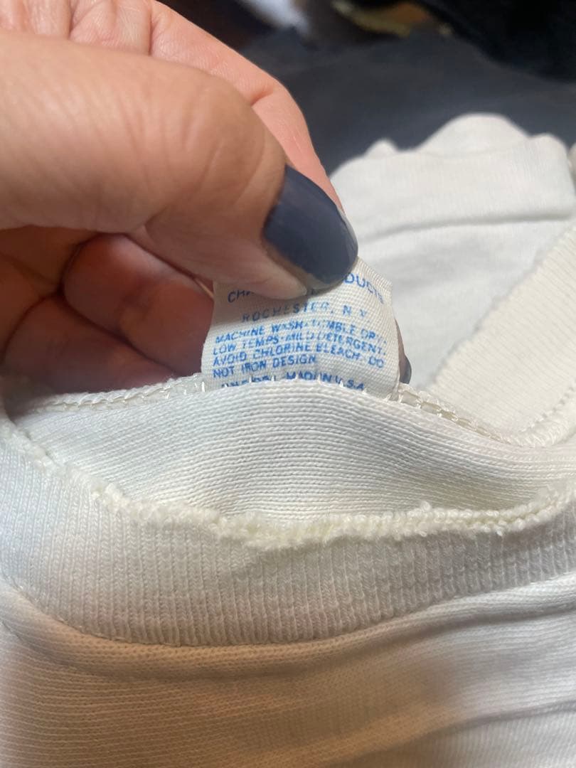 70年代　チャンピオン　フットボールTシャツ　バータグ　ビンテージ