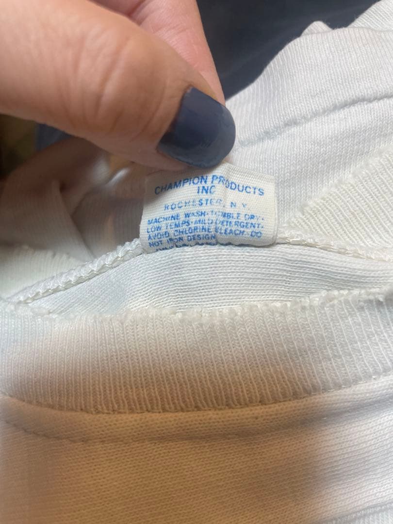 70年代　チャンピオン　フットボールTシャツ　バータグ　ビンテージ