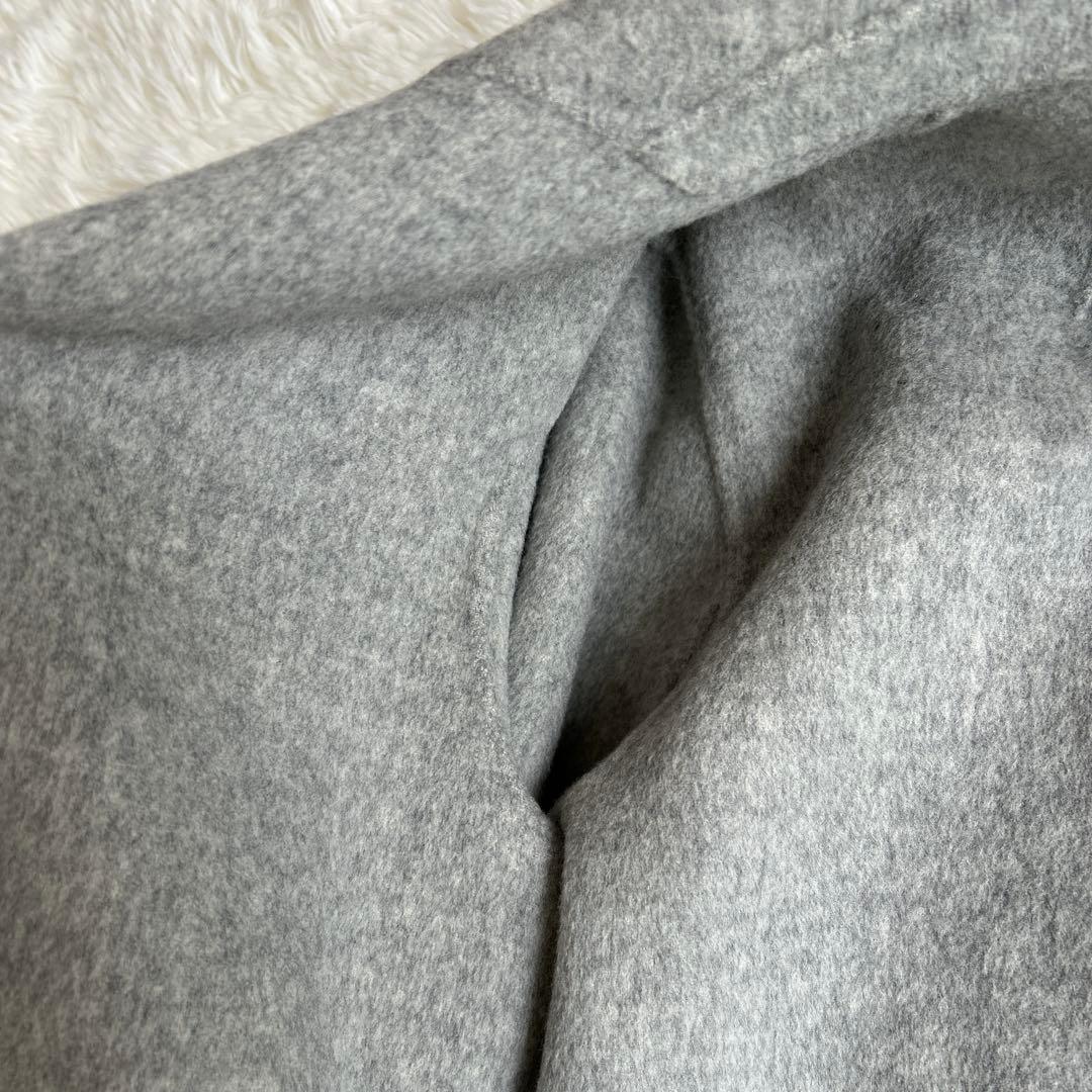 ✨美品✨セオリー ダブルフェイスコートミドル丈 ウールカシミヤ 小さいサイズ