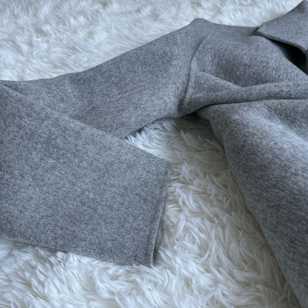✨美品✨セオリー ダブルフェイスコートミドル丈 ウールカシミヤ 小さいサイズ