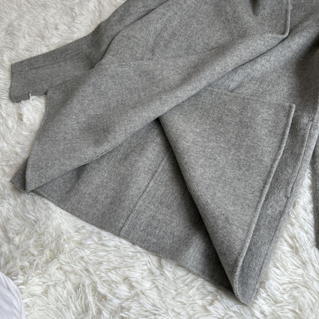 ✨美品✨セオリー ダブルフェイスコートミドル丈 ウールカシミヤ 小さいサイズ