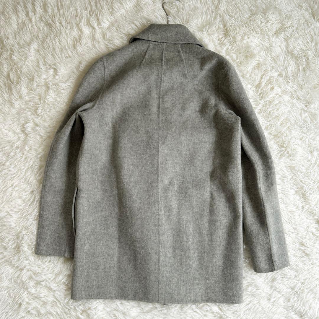✨美品✨セオリー ダブルフェイスコートミドル丈 ウールカシミヤ 小さいサイズ