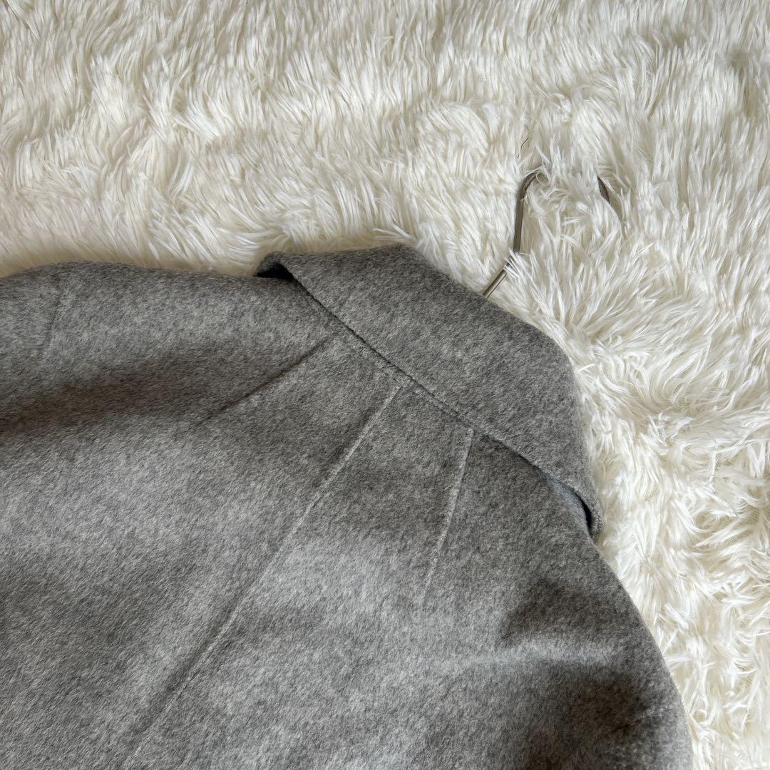 ✨美品✨セオリー ダブルフェイスコートミドル丈 ウールカシミヤ 小さいサイズ