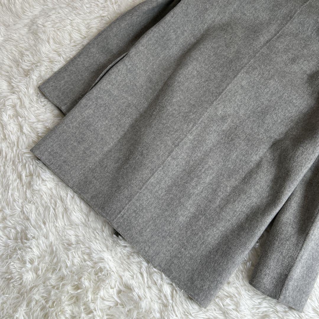 ✨美品✨セオリー ダブルフェイスコートミドル丈 ウールカシミヤ 小さいサイズ