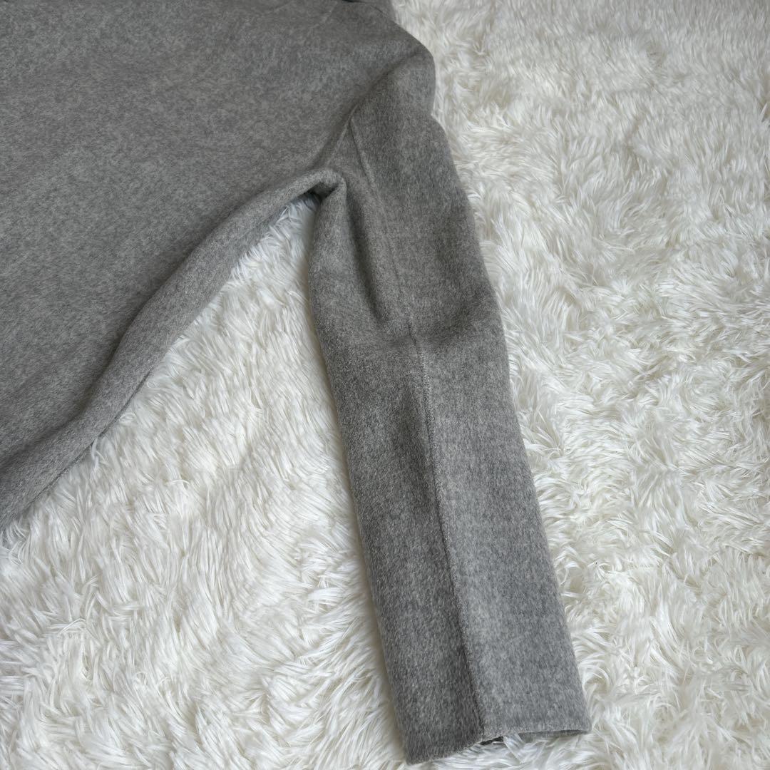 ✨美品✨セオリー ダブルフェイスコートミドル丈 ウールカシミヤ 小さいサイズ