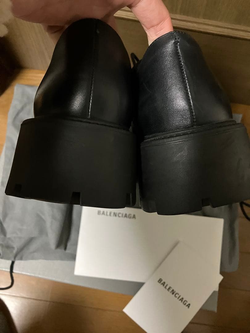 balenciaga rhino レザーダービー