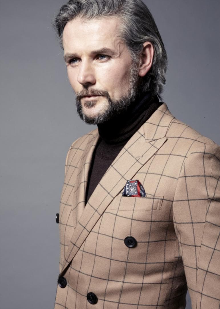 【2014AW】クラシックなダブルの3ピーススーツ（セットアップ）