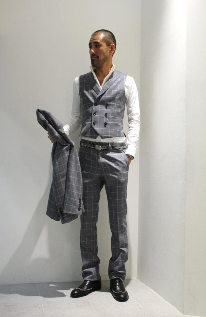 【2014AW】クラシックなダブルの3ピーススーツ（セットアップ）