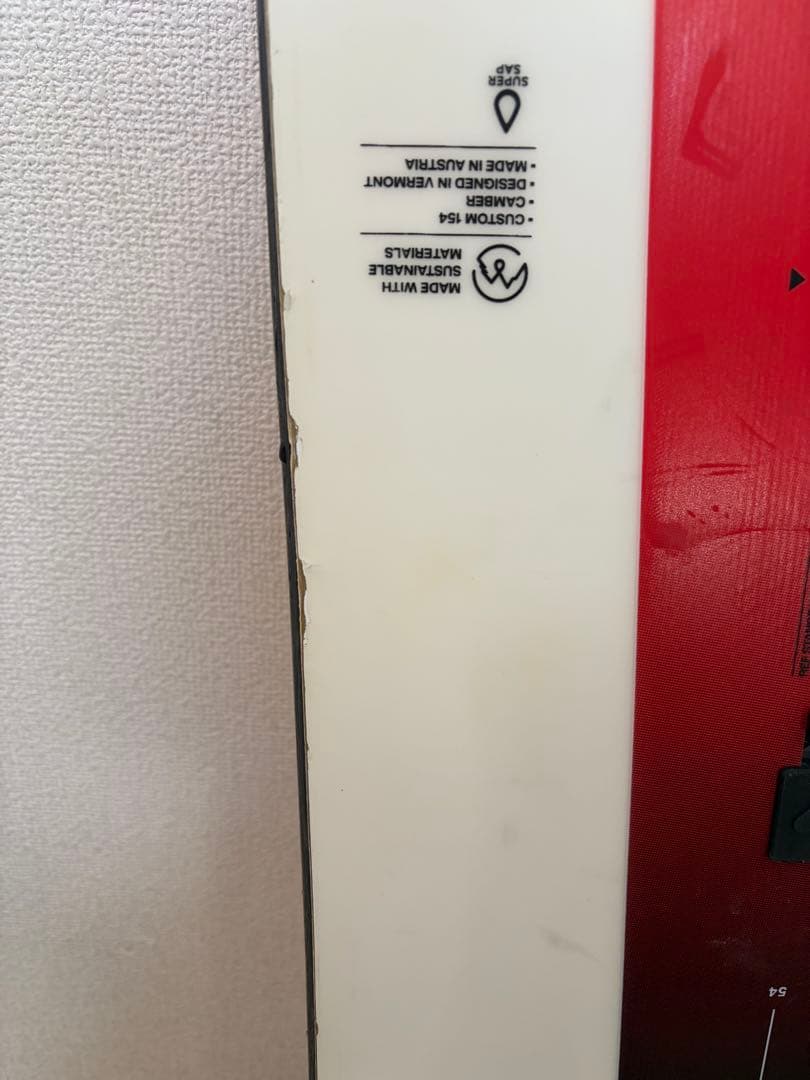 Burton Custom camber 23.24 154cmケースつき