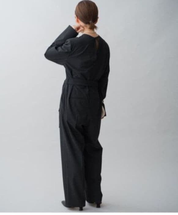 新品　IENA　＆NAVY　オールインワン　グレー　36