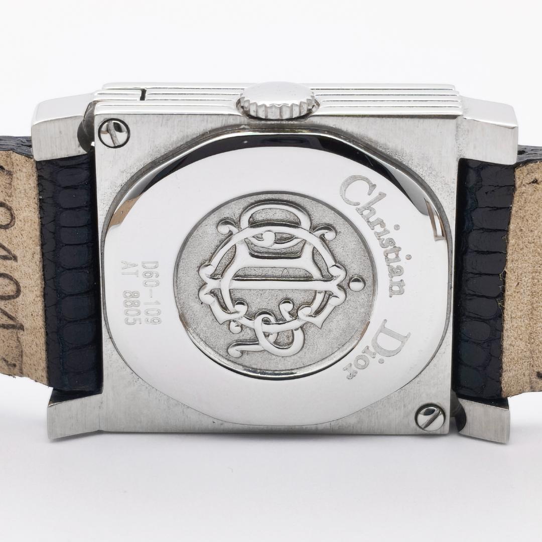 極美品 ディオール ラ・パリジェンヌ D60-109 QZ 白文字盤 新品電池