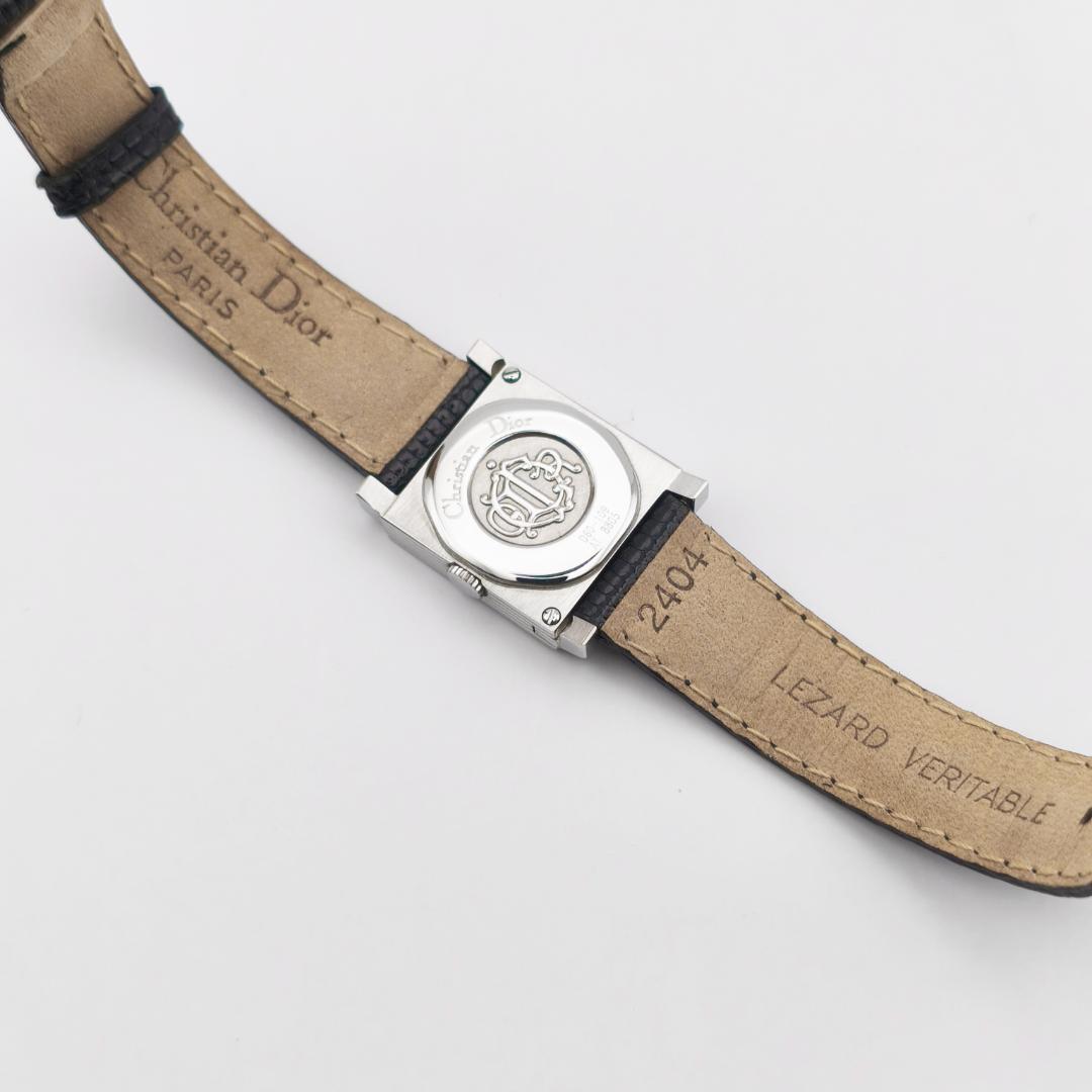 極美品 ディオール ラ・パリジェンヌ D60-109 QZ 白文字盤 新品電池