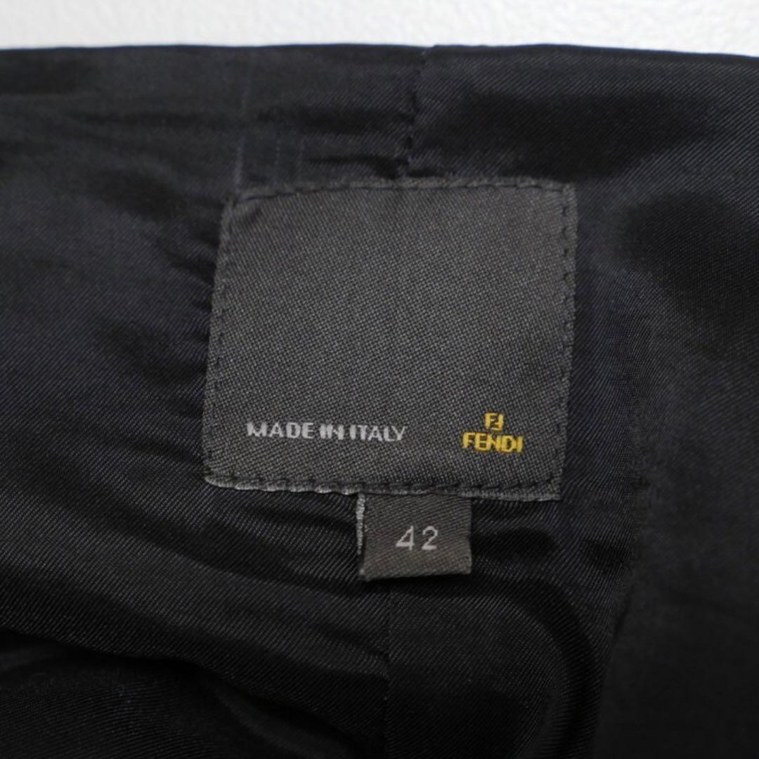 【極美品】フェンディ FENDI ウール 半袖ワンピース