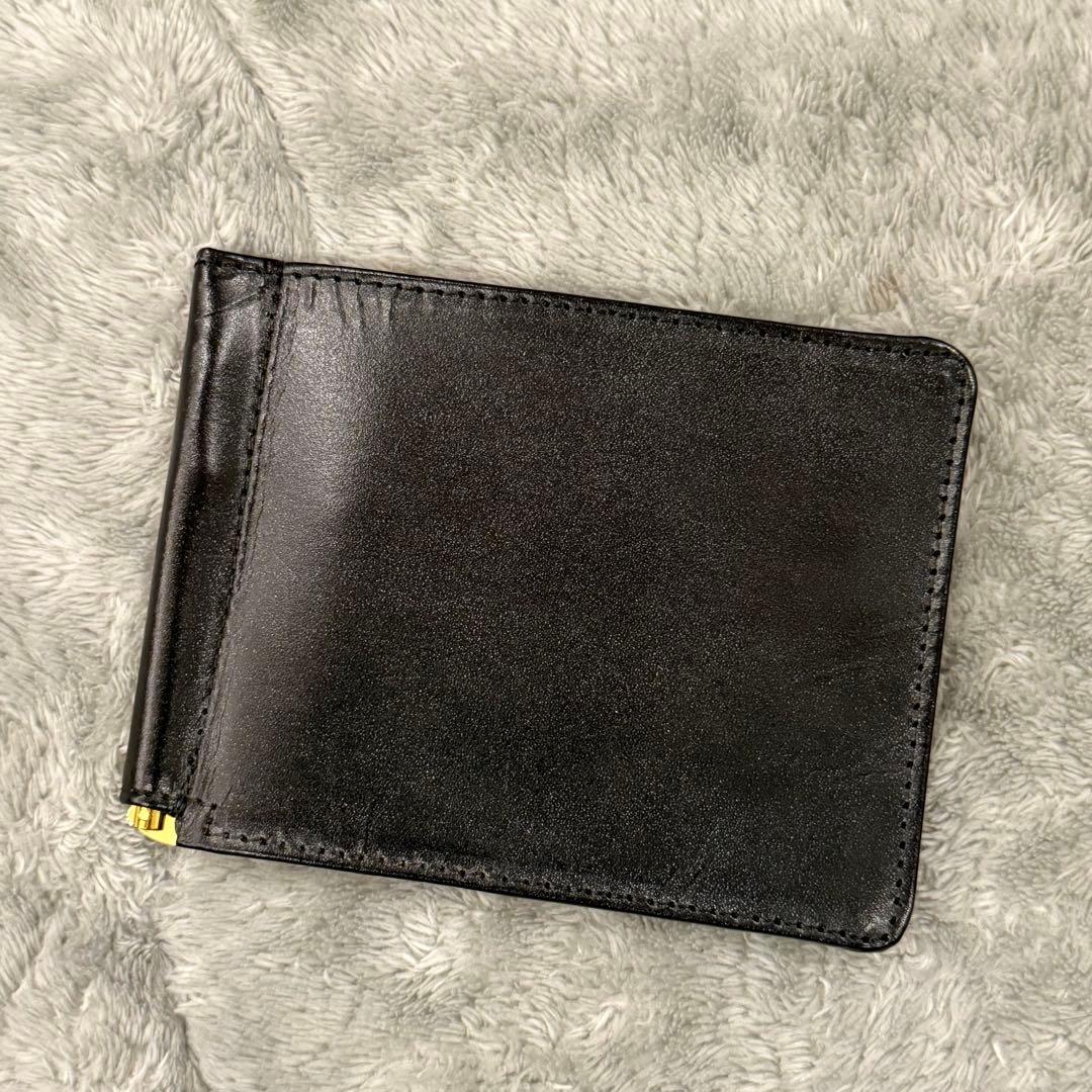 ⭐️極美品⭐️　グレンロイヤル　マネークリップ　定番モデル　二つ折り財布　黒