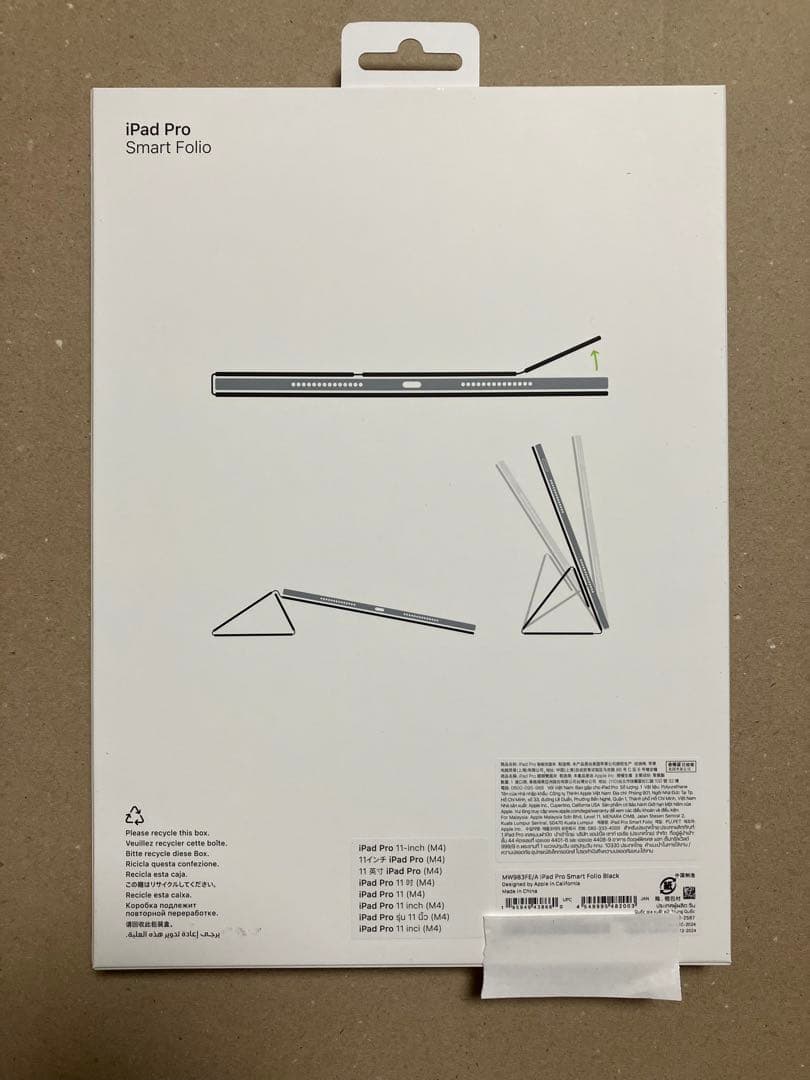 iPadアクセサリー iPad Pro Smart Folio BLACK MW983FE/A