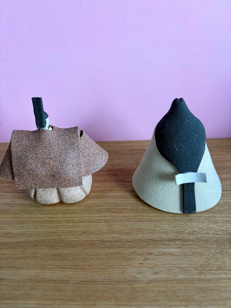 陶芸　永田みどり　陶土雛人形　陶雛　雛人形　大人のお雛様　初節句