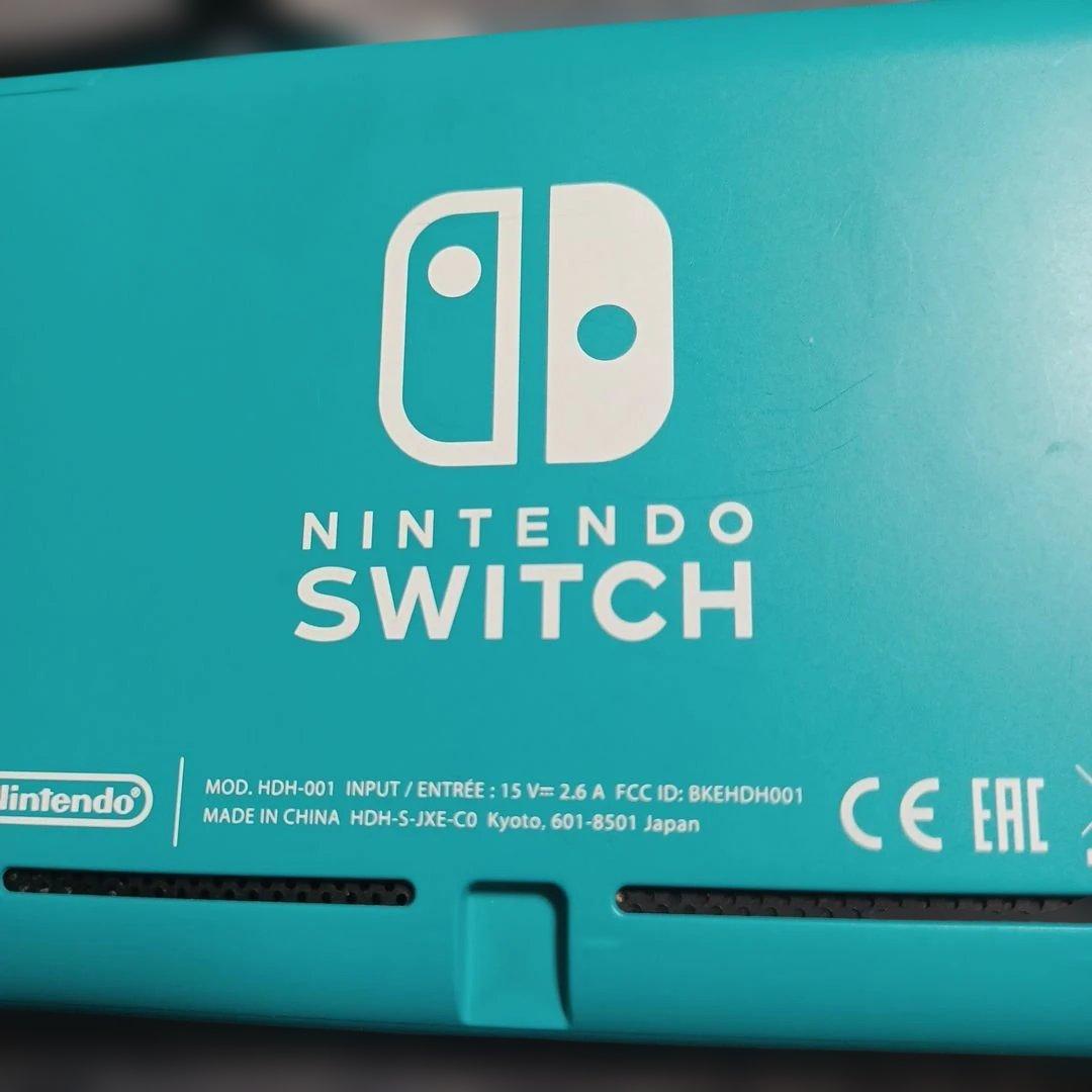 ダ*ン様 Nintendo Switch Lite ターコイズ 本体 充電器付き