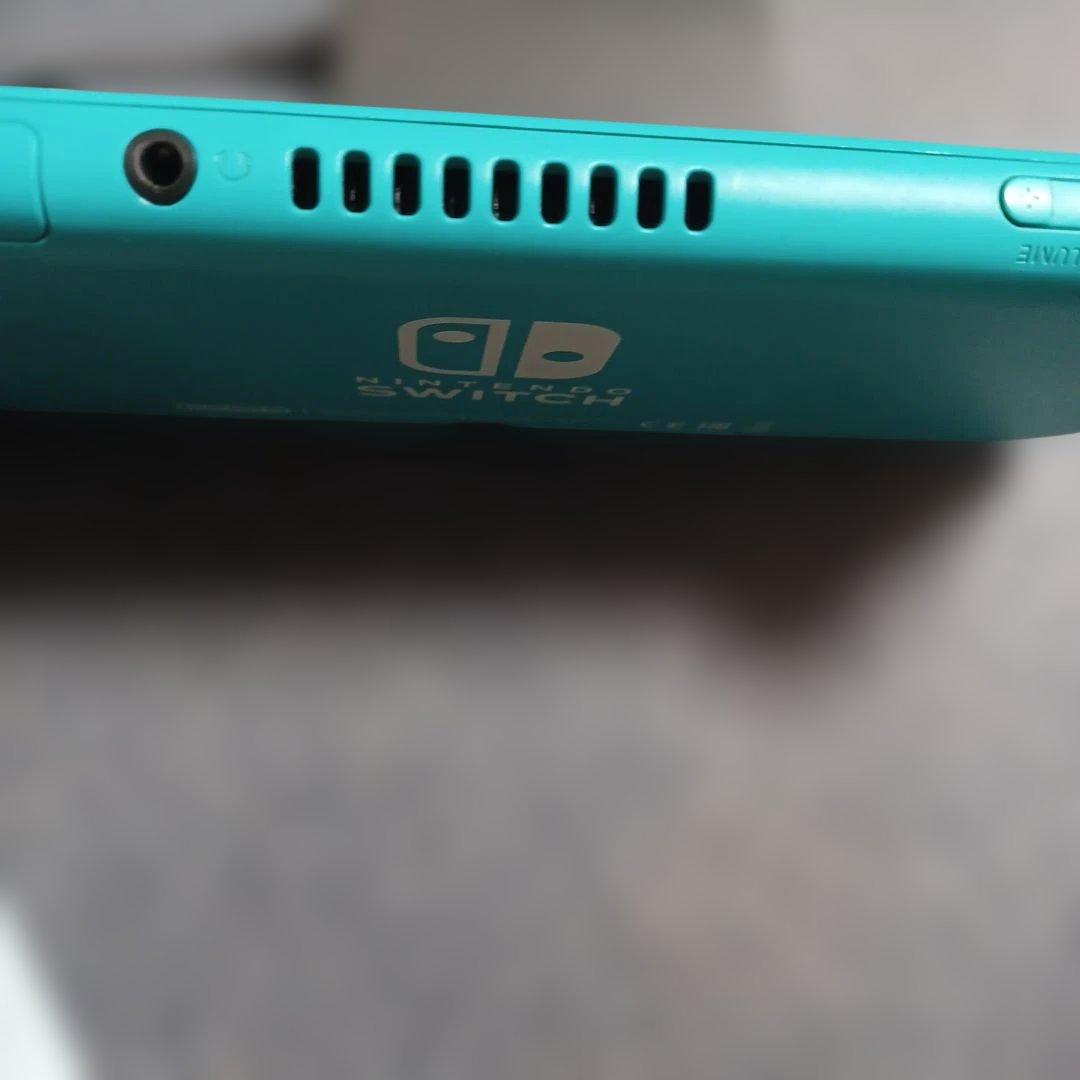 ダ*ン様 Nintendo Switch Lite ターコイズ 本体 充電器付き