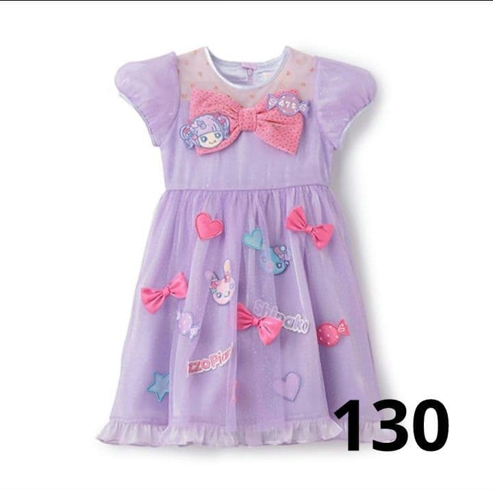 【しなこちゃん】なりきりワンピース 130cm【mezzo piano】