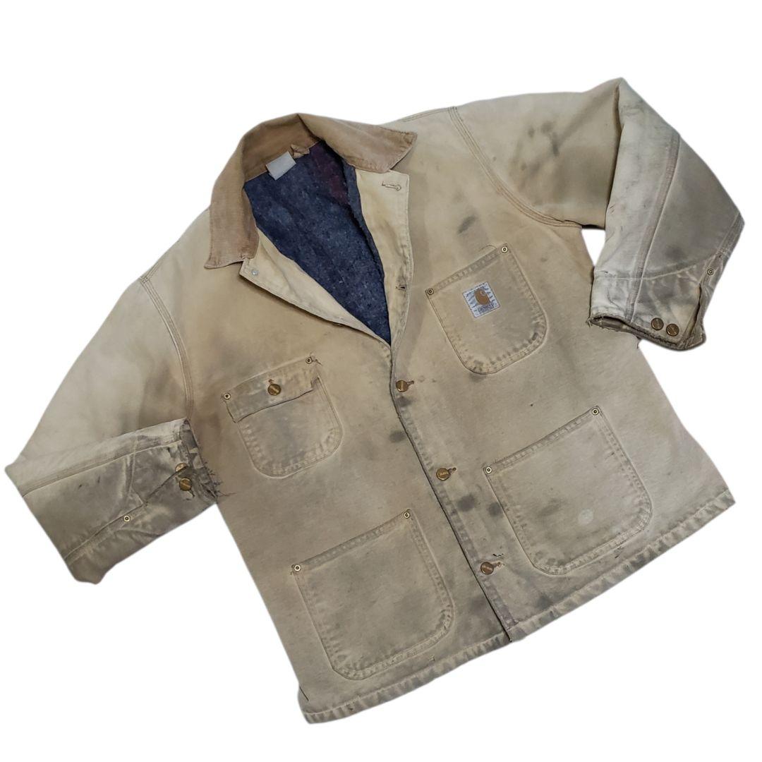 Carhartt　ミシガンチョアコート　裏ブランケット　襟コーデュロイ　ダック地