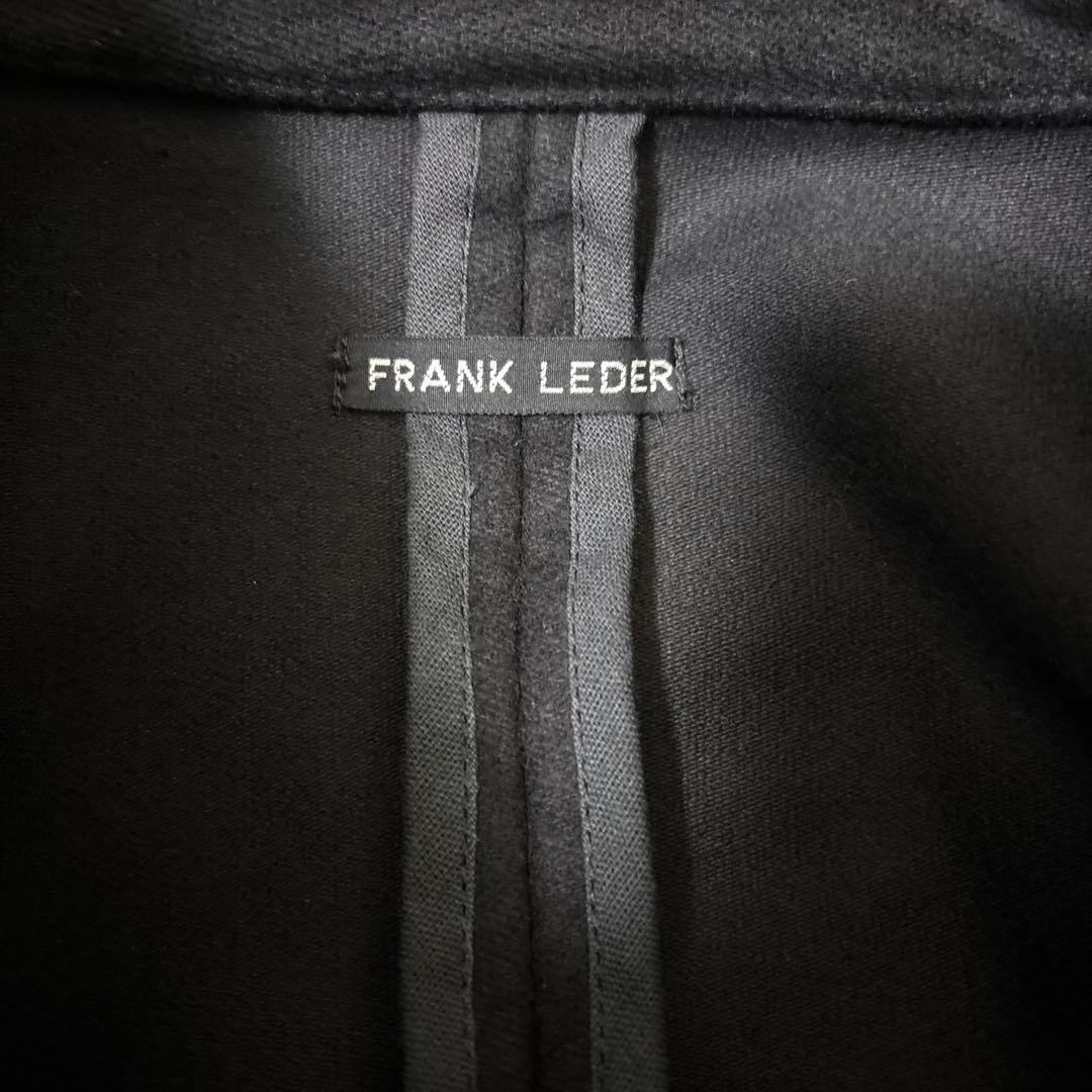 フランクリーダー ジャーマンレザー ブラック テーラードジャケット