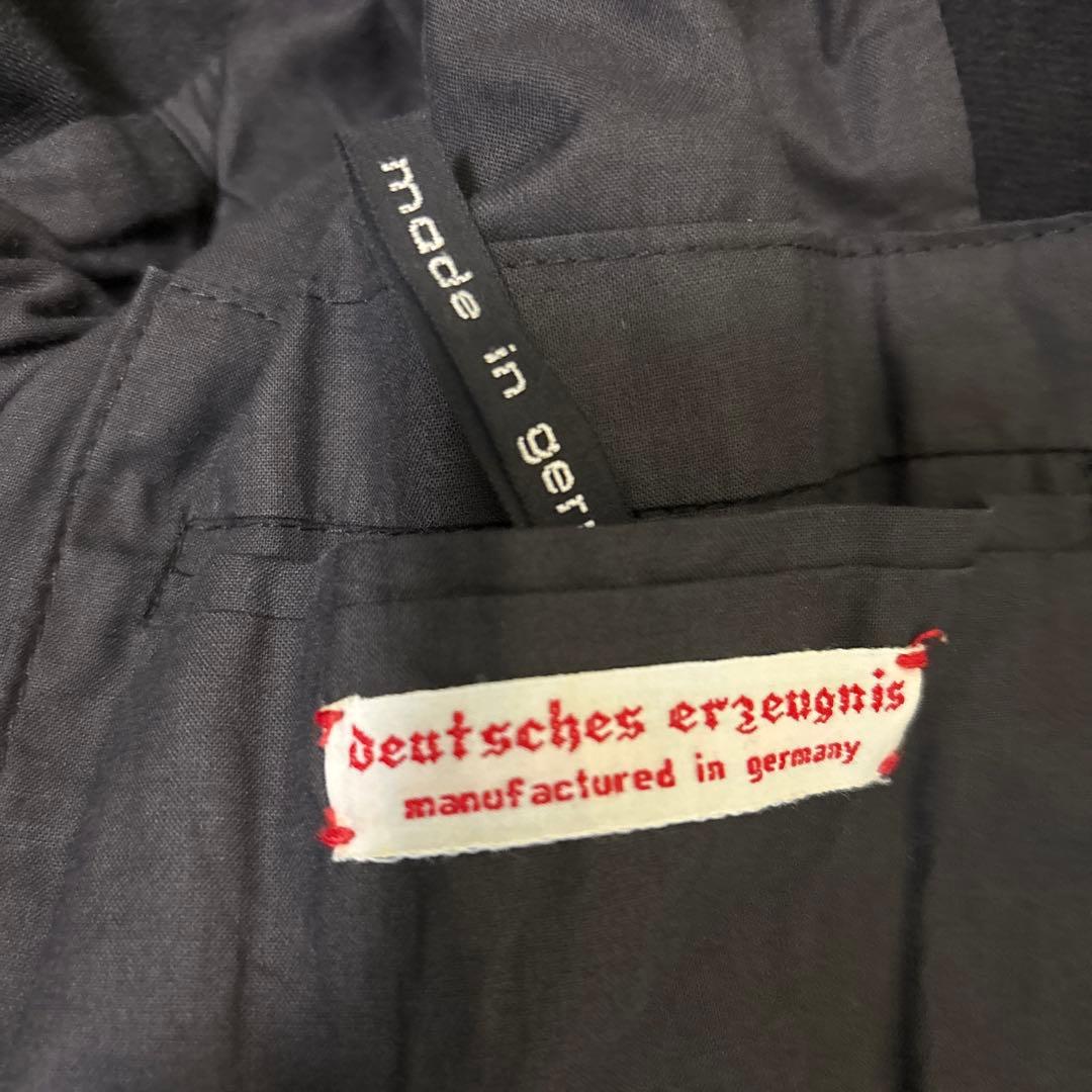 フランクリーダー ジャーマンレザー ブラック テーラードジャケット