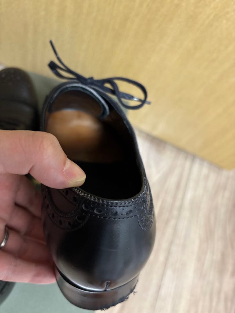 【美品】RAYMER Flora US8セミブローグ　ハンドソーン　アノネイ