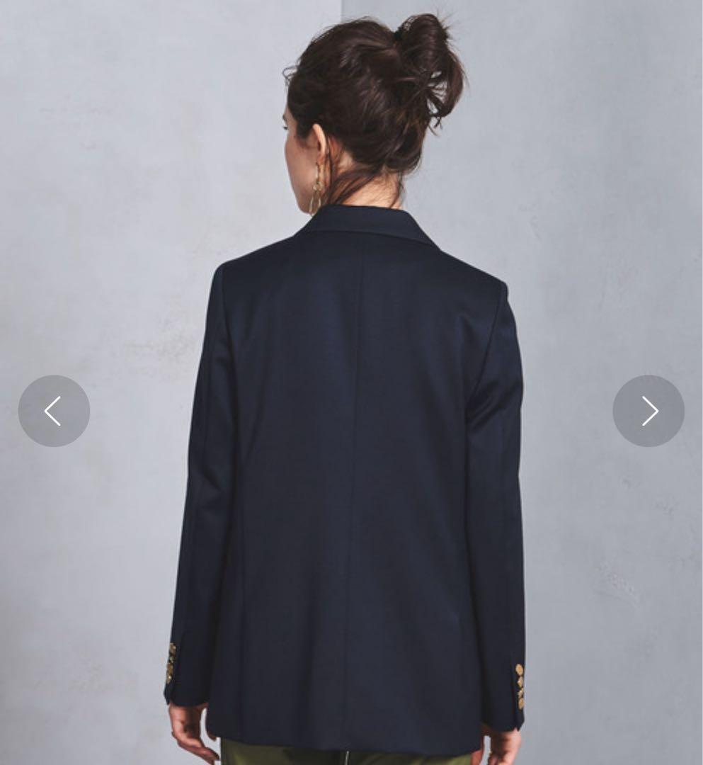 【極美品】united arrows 金ボタン　ネイビー　紺ブレ