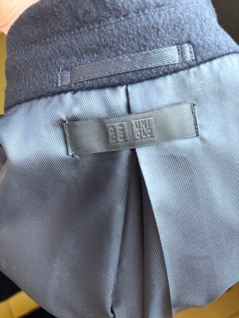 2025年最新ネイビーウールカシミヤチェスターコート