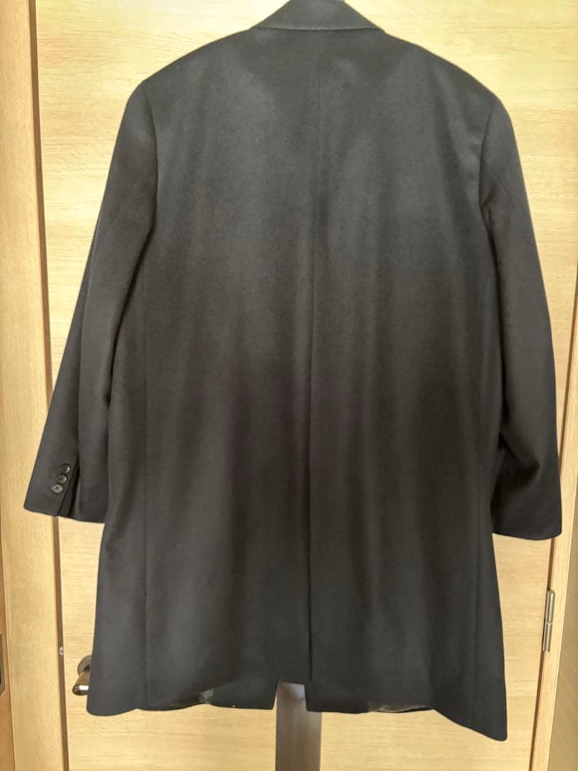 2025年最新ネイビーウールカシミヤチェスターコート