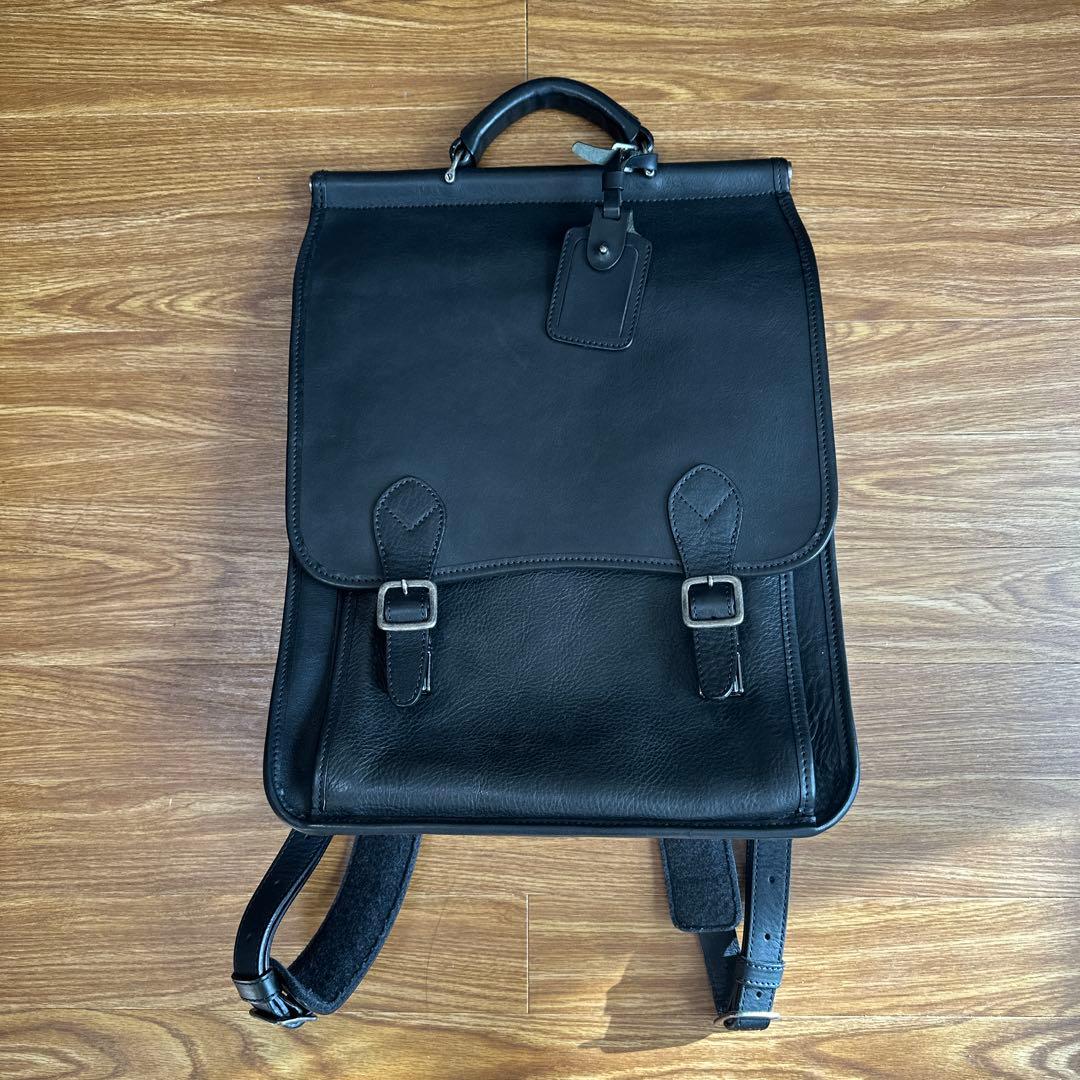 バッグ SLOW Bono - Flap Rucksack - BLACK