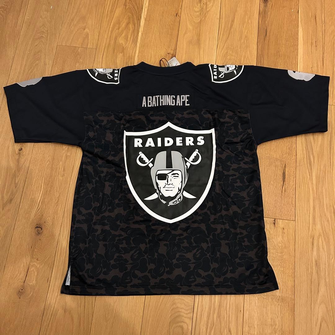 【新品】アベイシングエイプ レイダース ゲームシャツ XL