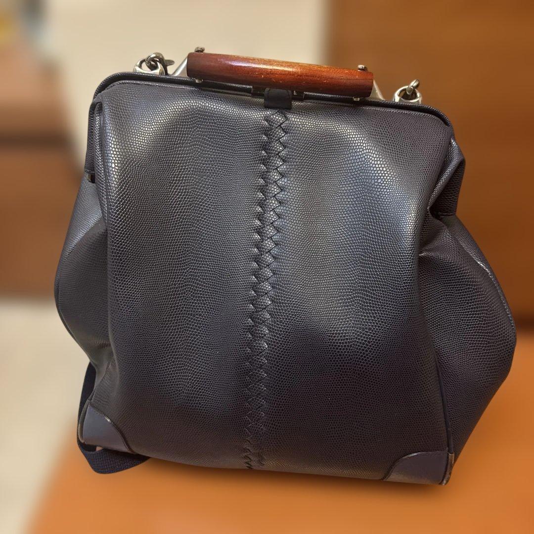 値下げ中⚠️豊岡鞄YOUTA LIZARD 3WAY 縦ダレスバッグ - YK3M