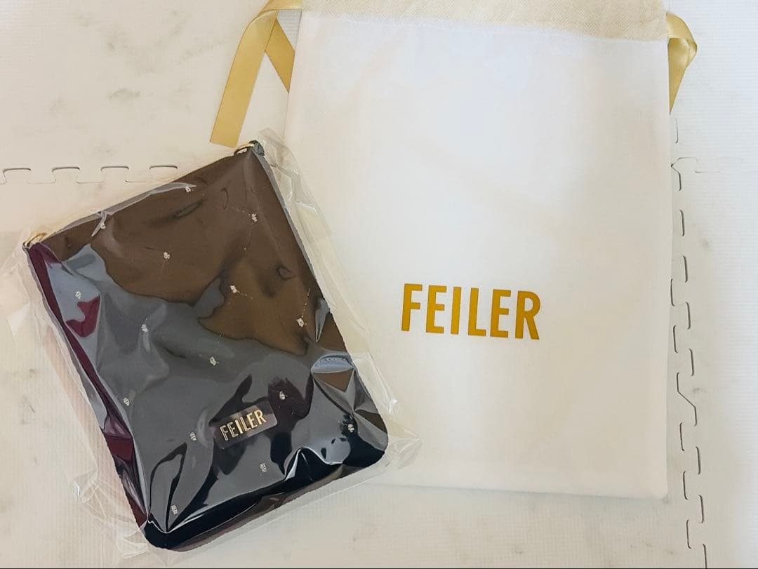 【新品】 フェイラー　チェーンポシェット　ユニ ブラック