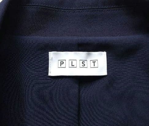 美品 PLST ダブルブレストジャケット　紺ブレ　金ボタン Ｍ