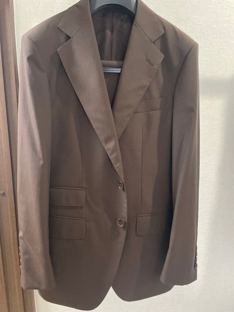 【定価9万円】トゥモローランド　ピルグリム　スーツ　ブラウン