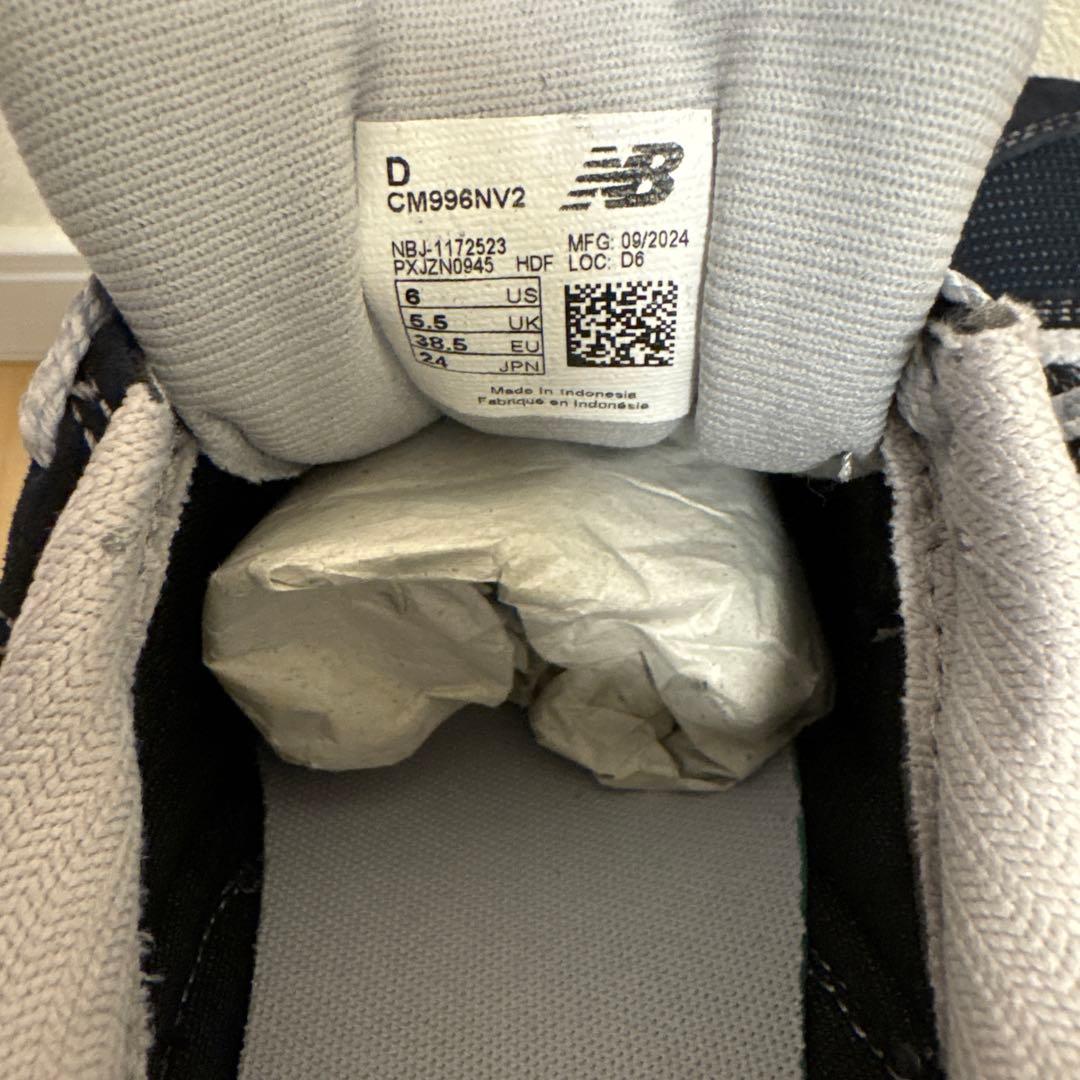 ニューバランス 996 ネイビー 24㎝