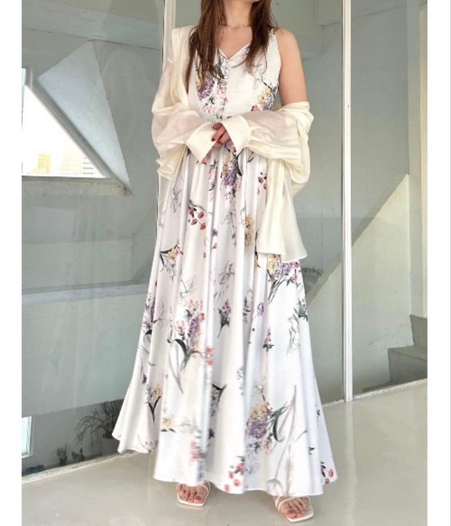 フレイアイディー FRAY I.D★ボタニカルプリントキャミソールワンピース 1