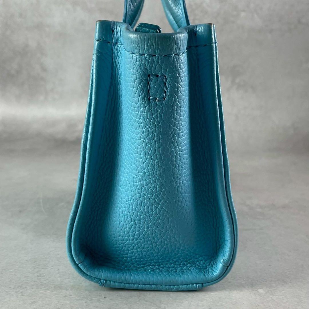 ✨稀少✨美品✨マークジェイコブス　ザ トートバッグ　ミニ　2way レザー　青