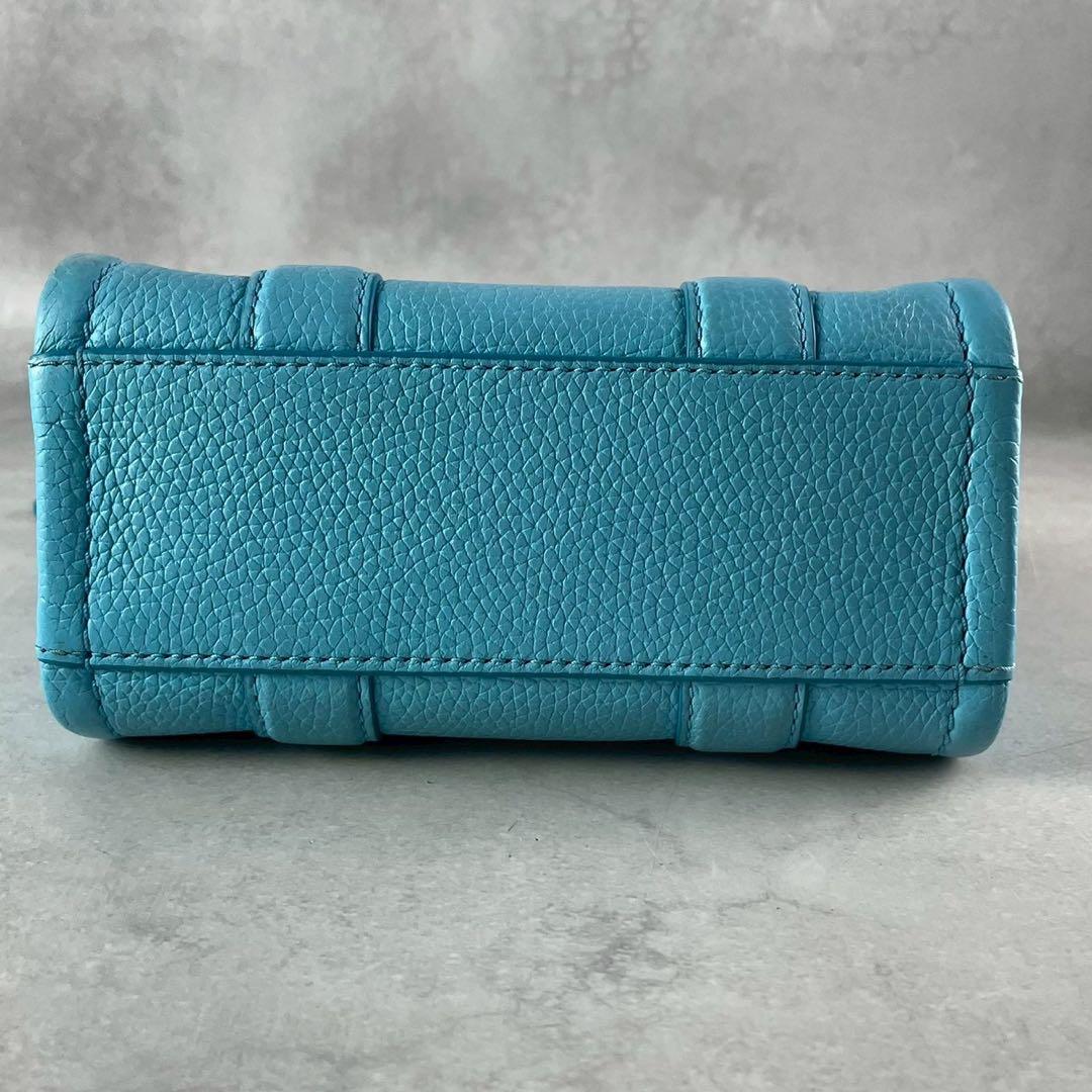 ✨稀少✨美品✨マークジェイコブス　ザ トートバッグ　ミニ　2way レザー　青