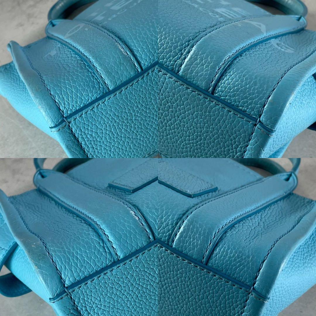 ✨稀少✨美品✨マークジェイコブス　ザ トートバッグ　ミニ　2way レザー　青