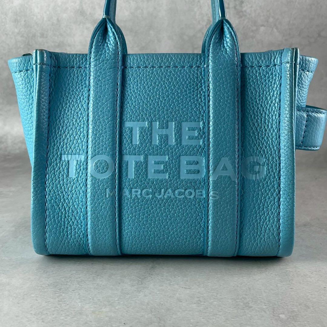 ✨稀少✨美品✨マークジェイコブス　ザ トートバッグ　ミニ　2way レザー　青