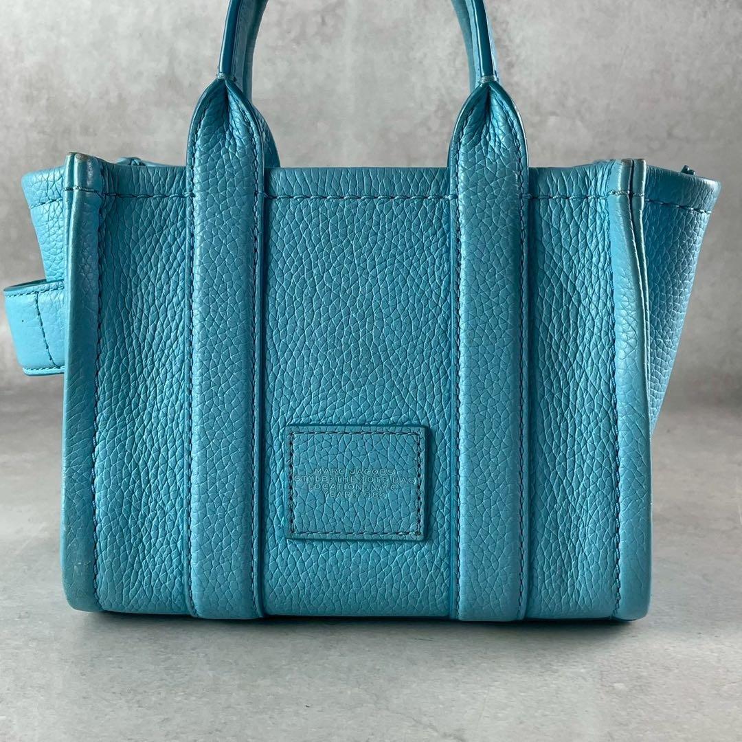✨稀少✨美品✨マークジェイコブス　ザ トートバッグ　ミニ　2way レザー　青