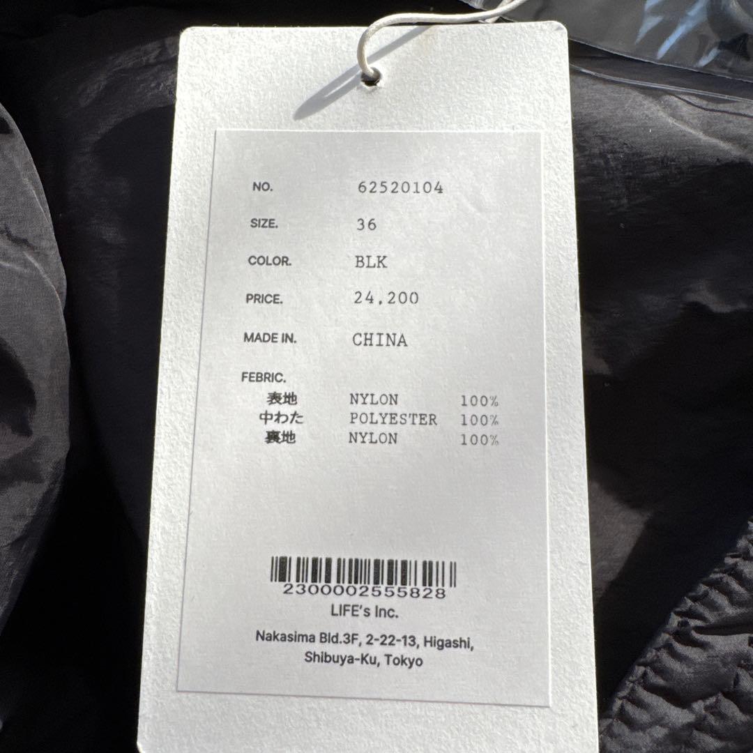 トップス anuke Volume Over Vest /Black 36