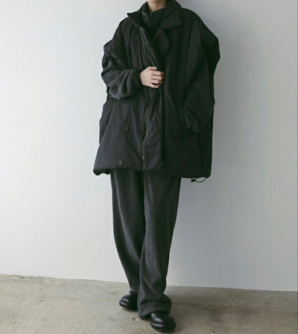 トップス anuke Volume Over Vest /Black 36