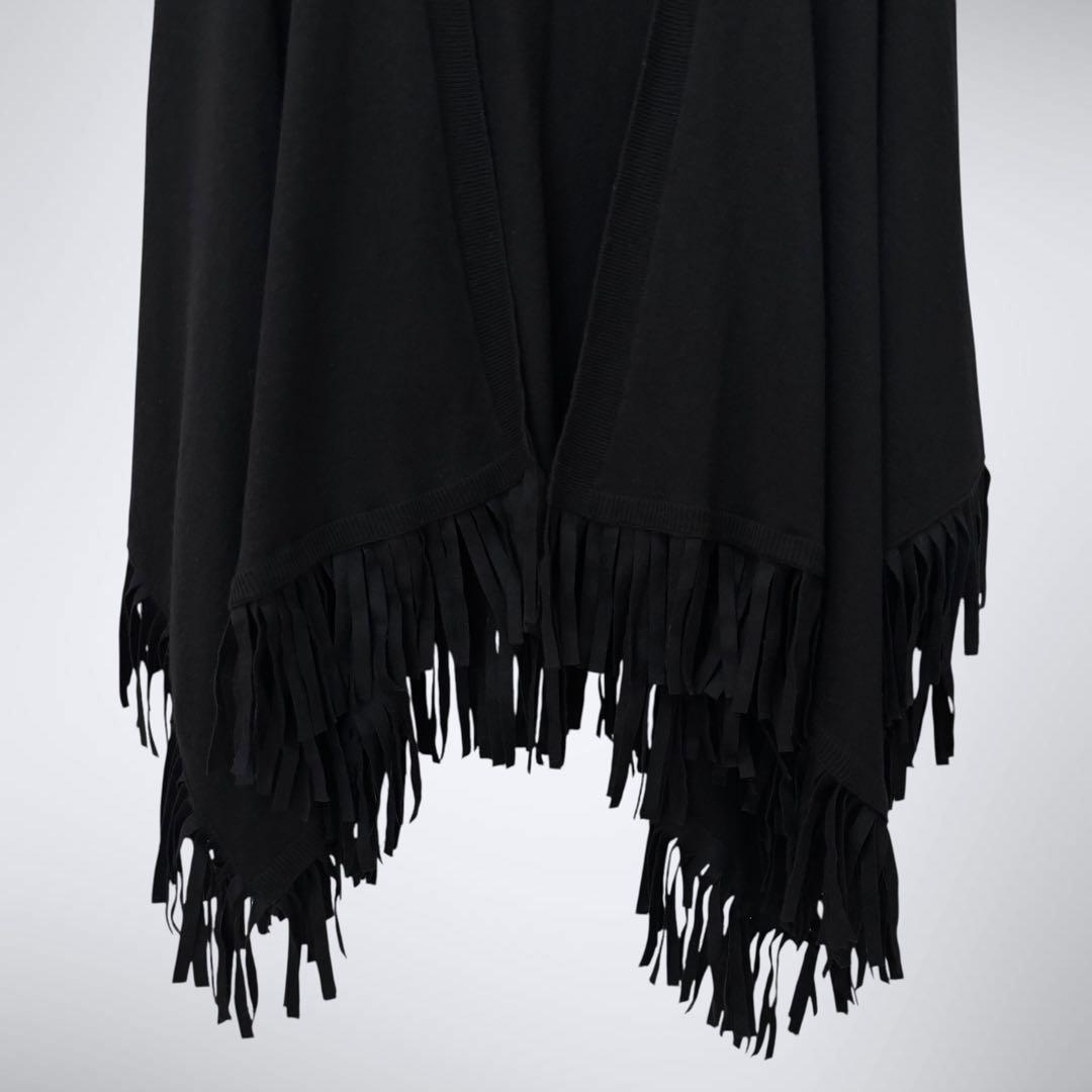 ら*だ様 MM6 Margiela メゾンマルジェラ　ポンチョ　フリンジ　カシミ