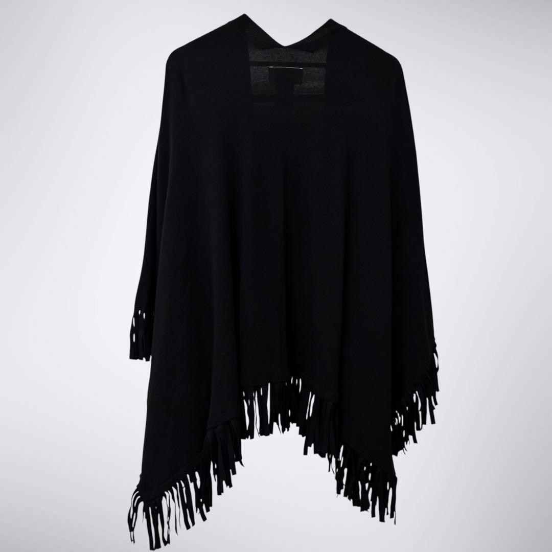 ら*だ様 MM6 Margiela メゾンマルジェラ　ポンチョ　フリンジ　カシミ