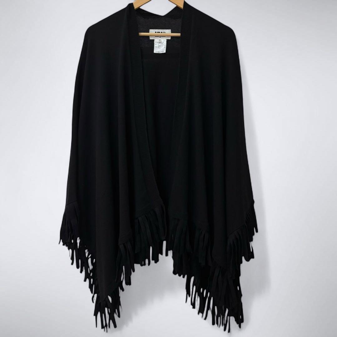 ら*だ様 MM6 Margiela メゾンマルジェラ　ポンチョ　フリンジ　カシミ