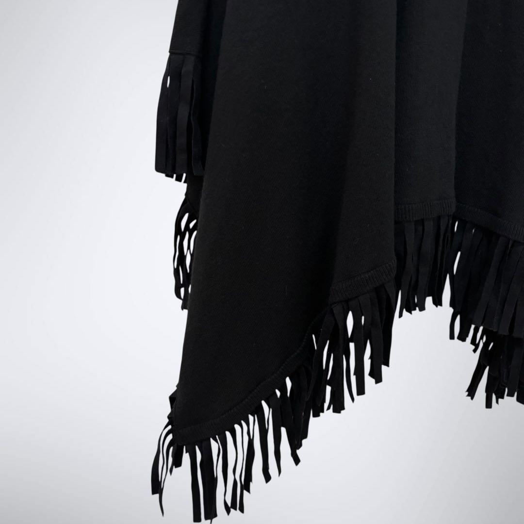 ら*だ様 MM6 Margiela メゾンマルジェラ　ポンチョ　フリンジ　カシミ