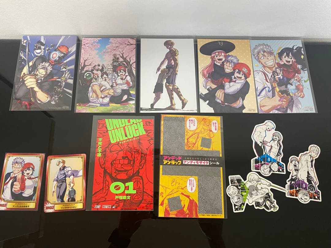アンデッドアンラック 全巻初版帯付き特典付き